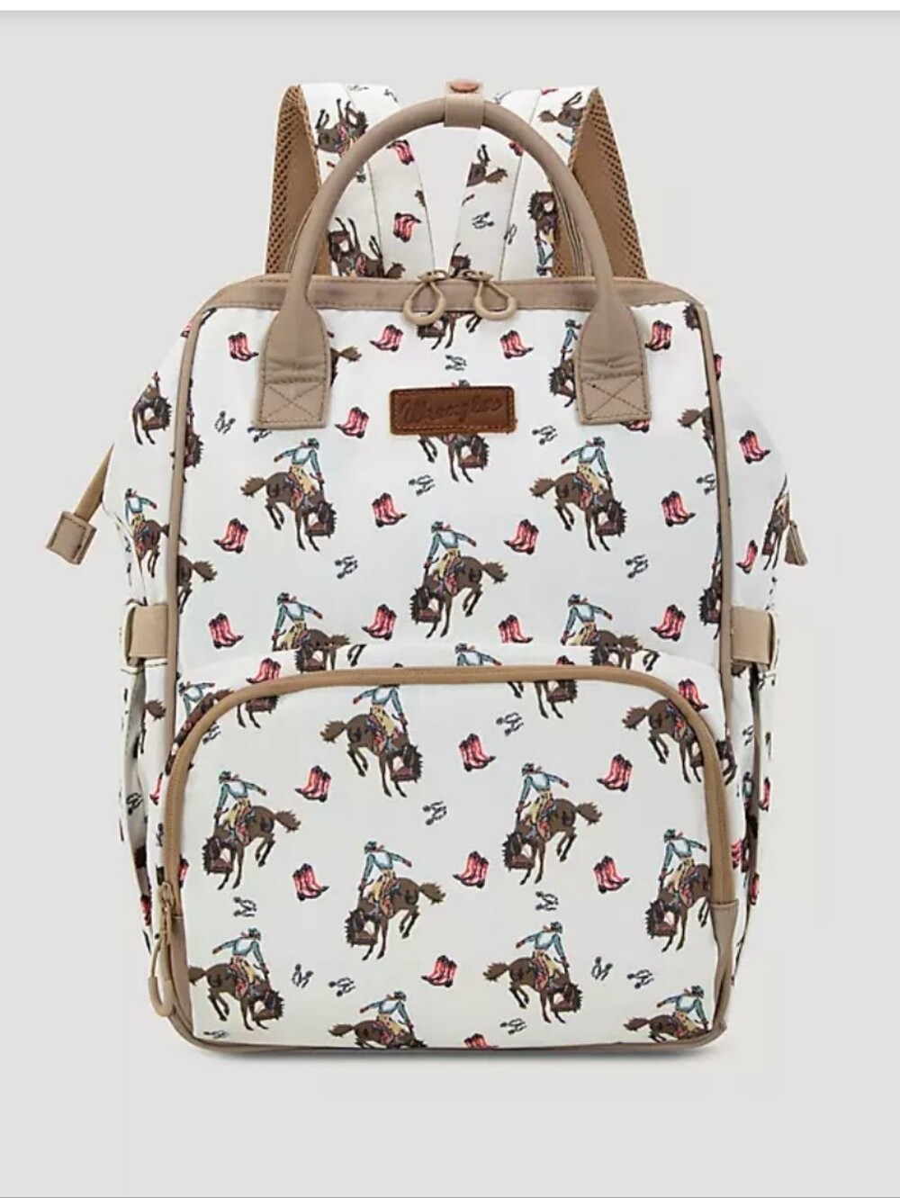 Wrangler Cowboy Print Diaper Bag